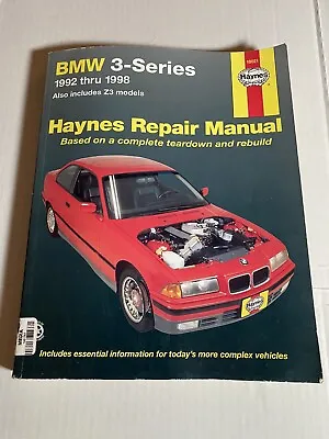 Haynes Repair Manual BMW 3 Series 1992-1998 Includes Z3 Models 18021 • $13.99