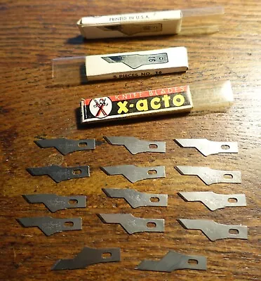 Vintage X-acto Knife Blades No. 16 In Original Boxes Never Used • $7.49