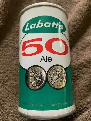 Labatt's 50 Ale 12oz Steel Top Opened Beer Can • $4.99