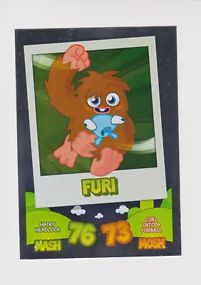 Moshi Monsters Mash Up Trading Card Rainbow Foil FURI (Rare) MINT • £4.99