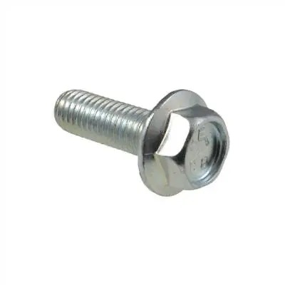 M6 (6mm) X 1.00 Pitch Metric HEX FLANGE BOLT Screw Serrated Class 8.8 Zinc • $4.80