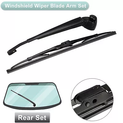 Rear Back Car Windshield Wiper Blade Arm Set For VW Golf MK4 For Seat Ibiza • $18.99