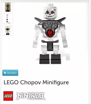 LEGO Ninjago Chopov Skeleton Minifigure With Shoulder Armor • $16.95