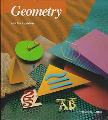 McDougal Littell Geometry TE - Hardcover By Ray C Jurgensen - GOOD • $182.83
