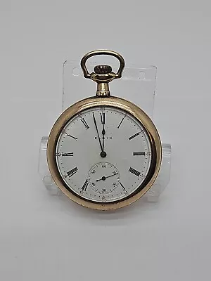 Vintage Elgin Grade 347 12S 17 J Class 112 Model 3 Pocket Watch 1907 Runs • $89.99