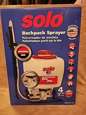 Solo Inc 425-101 High Pressure Chemical Backpack Applicator- 4 Gal. • $89.95