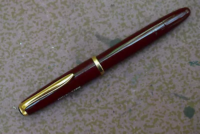 Fountain Pen - Faber Castell 63 - Piston Fill - Burgundy - Working • £51.27