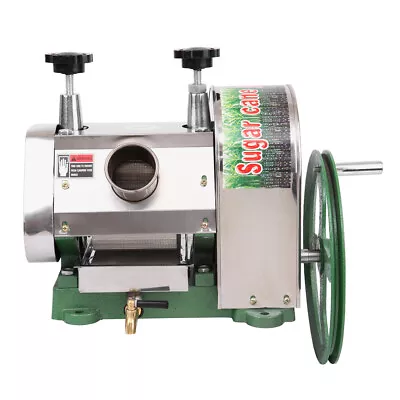 Manual Sugar Cane Juicer Commercial Sugarcane Press 3 Rollers 2.5  Inlet • $389.99