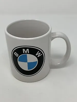 BMW Coffee / Tea Mug Cup White Big Logo Java German Automotive Engineering • $25.95