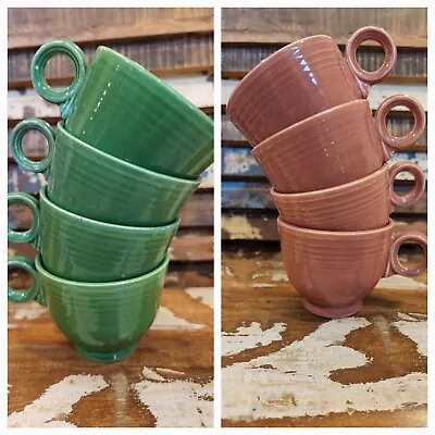 Vintage Fiestaware Teacup ~ Medium Green Or Rose Or Turquoise ~ • $8.50