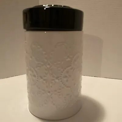 Authentic Original Disney Parks Mickey Mouse White And Black Canister Embossed • $32