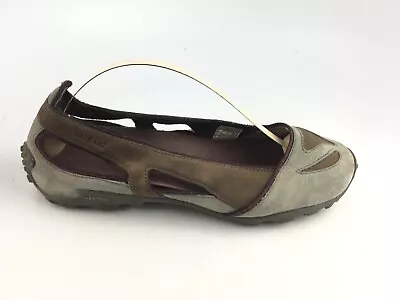 Merrell Oceania Gull Grey/Stone Nubuck Shoes Slip On Flat Women's Sz 5.5 US • $25.49