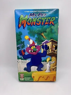 My Pet Monster Rare Animation Cartoon Oop HTF Vol 6 1989 Hi-tops Video Vhs • $99.88