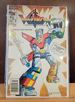 Voltron # 1 VF- 1st Appearance Of Voltron In Comics Newsstand 1985 Modern Pub. • $99