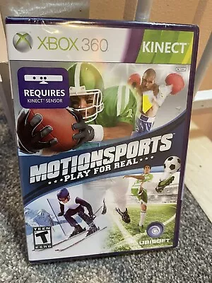 Xbox 360 Kinect MotionSports: Play For Real Video Game - New Sealed • $7