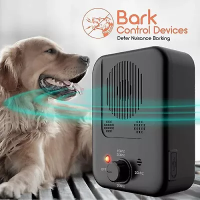 Outdoor Anti Bark Device Ultrasonic Dog Barking Control Stop Repeller Trainer AU • $41.99