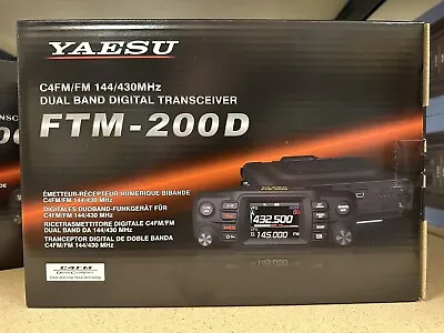 Yaesu FTM-200DR Dual-Band 50W 144/430 C4FM/FM Digital/Analog Mobile Transceiver • $449.95