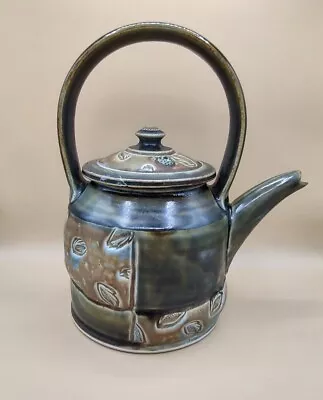 Artist Signed Pottery Tea Pot • $20