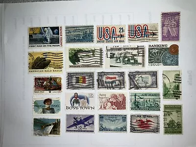 United States - 23 X Vintage Used Stamps • $6.50