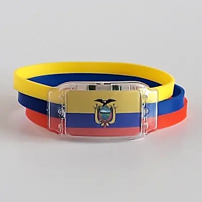 National Flag LED Silicone Bracelet Glow ECUADOR - New • $8.99