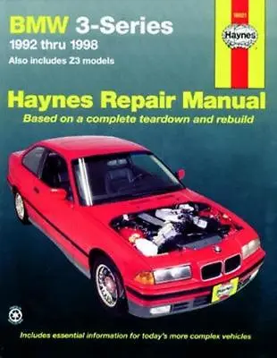 Haynes Repair Manual BMW 3-Series & Z3 1992-1998 WORKSHOP SERVICE BOOK NEW • $42.06