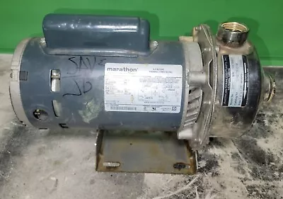 Marathon 5KC39RN45HX Electric Motor 1 HP 3450 RPM 115/230 VAC 1Ph 56j Parts Only • $45