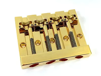 Hipshot Gold KICKASS ™ Bass Bridge For Top Load Fender P/Jazz Bass® 5K400G • $84