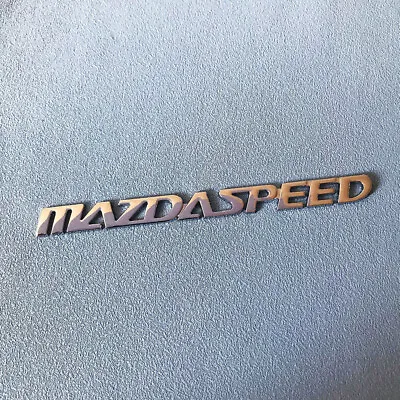 Chrome Rear Trunk Nameplate Emblem Car Logo Badge Decorate For Mazda Mazdaspeed • $9.99