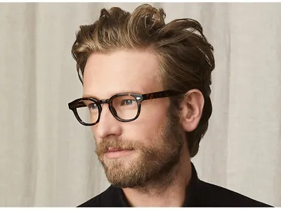 Deluxe Retro Round Acetate Eyeglass Frames Full Rim Johnny Depp Brand Glasses  • $29.99