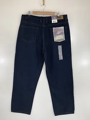 Architect Relaxed Fit Tapered Leg Blue Denim Jeans Men's Size 340x30 Pants NWT • $12.99