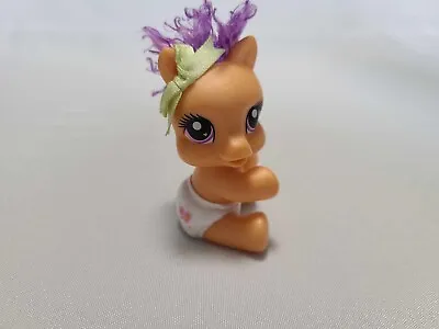 2008 My Little Pony MLP G3.5 Newborn Cuties SCOOTALOO Feeding Time Figure Toy • $9.99