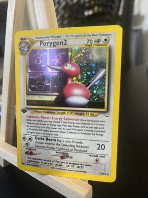 $30 • Buy Pokemon Card - 1st Edition - Porygon2 - Neo Revelation 12/64 Holo Rare SWIRL