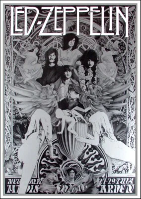 $11.44 • Buy Led Zeppelin Band Concert Page Plant Jones Bonham 8.5x11 Photo Picture Poster