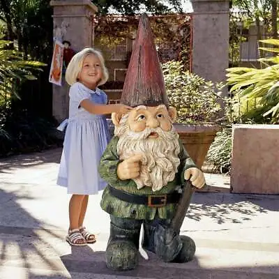 $585.60 • Buy Large Oversized Victorian Gnome Statue Garden Sculpture Yard Lawn Figure, 45.5  