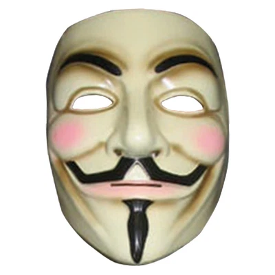 $7.99 • Buy V For Vendetta Mask Adult Mens Guy Fawkes Halloween Costume