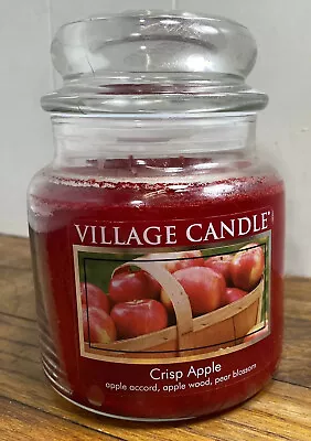 Village Candle Crisp Apple Scent 14oz NEW • $8.99