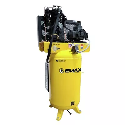 EMAX ESP05V080I1 5 HP 80 Gal 2-Stg 1-Ph Inline 19CFM + SILENT Air Compressor New • $3467