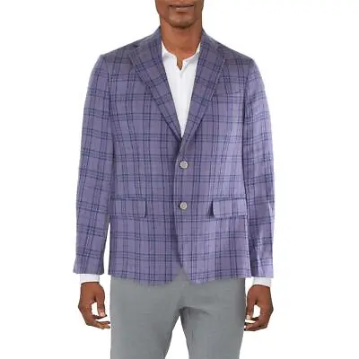 Tallia Men's Slim-Fit Plaid Blazer (38S Purple) • $59.99