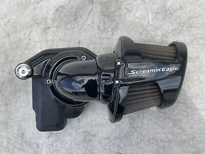 OEM Harley Davidson Screamin Eagle Heavy Breather Elite Black M8 Touring Softail • $375