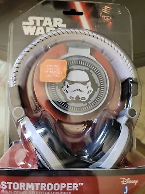 Star Wars Disney Stereo Headphones STORMTROOPER Multiple Device Headband Sealed • $34