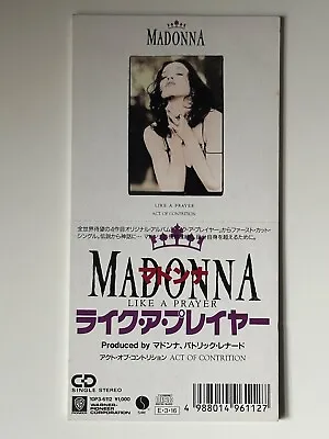Madonna - Like A Prayer - Rare Japanese 3  CD Single • $98.65