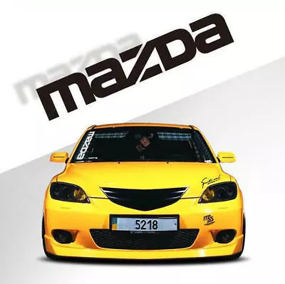 Graphics Vinyl Windshield Sticker For Mazda 3 5 6 AXELA ATENZA Windscreen Decal • $15.99