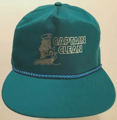 Captain Clean Adult Unisex Vintage Persian Green Hat Cap One Size New • $19.80