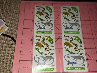 Reptiles Stickers Mod Mini Sheet Vintage Stickopotamus Lot Of 4 Snake Lizard • $3.50