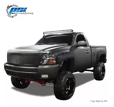 Textured Pop-Out Fender Flares Fits Silverado 1500 07-13 2500 HD 3500 HD 07-14 • $265.05