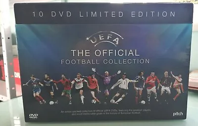 UEFA Football The Official Football Collection 10 X DVD Box Set Limited Edition  • £12.50