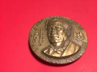 Medallic Art Co Bronze J Marion Sims Gynecologist 1813-1883 • $27.95