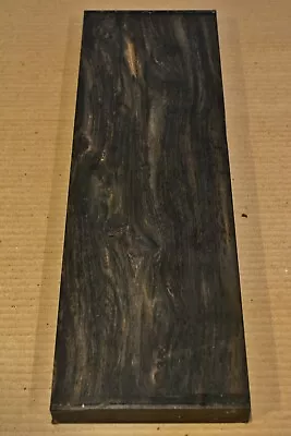 Ebony Gabon 17-1/8 X 5-3/8 X 15/16+ Black Exotic Wood #9653 • $96