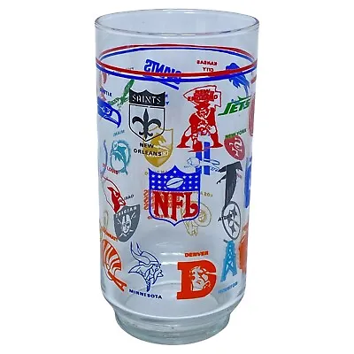 Vintage 1960s-70s NFL Glasses National Football League Teams Throwback Logos NOS • $14.99