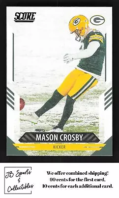 2021 Score Mason Crosby #144 Green Bay Packers • $1.49